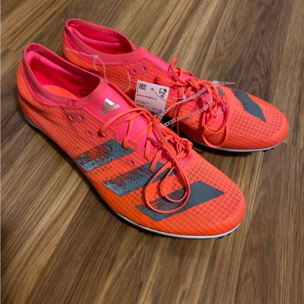 Adidas  mens Orange Shoes cleats